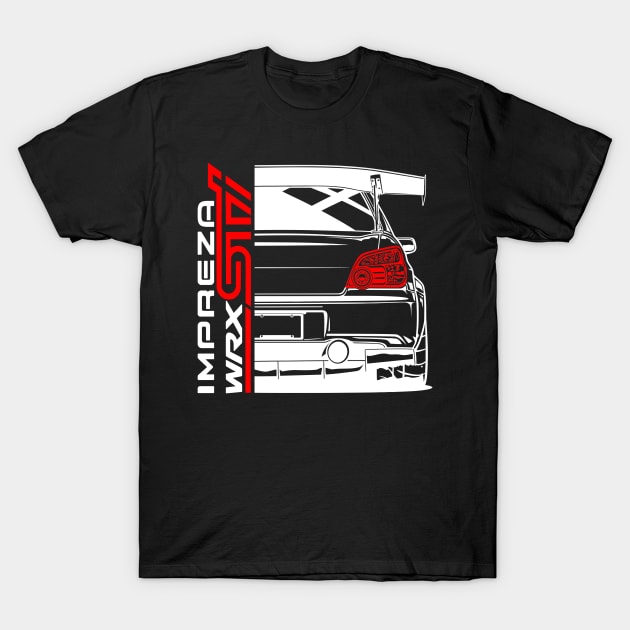 Impreza WRX STI T-Shirt by gaplexio